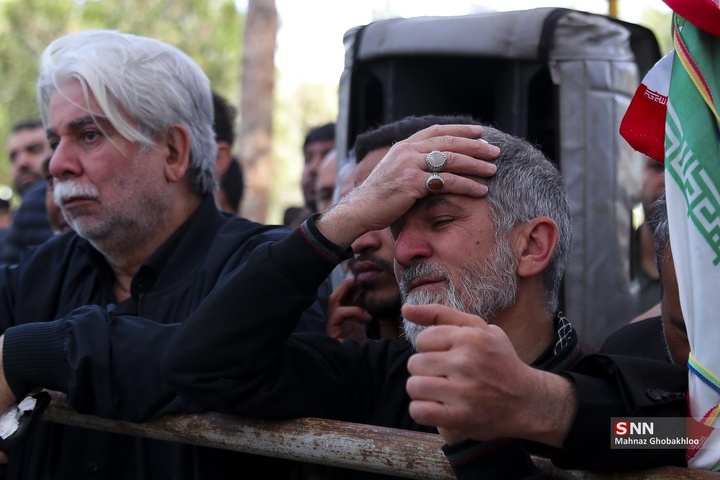 تشییع و خاکسپاری فرمانده یگان ویژه فاتحین در بهشت زهرا (سلام‌الله علیها)