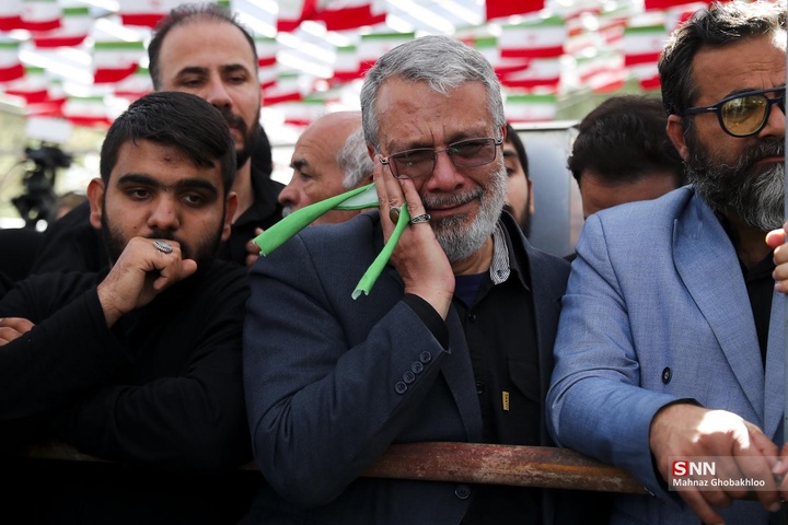 تشییع و خاکسپاری فرمانده یگان ویژه فاتحین در بهشت زهرا (سلام‌الله علیها)