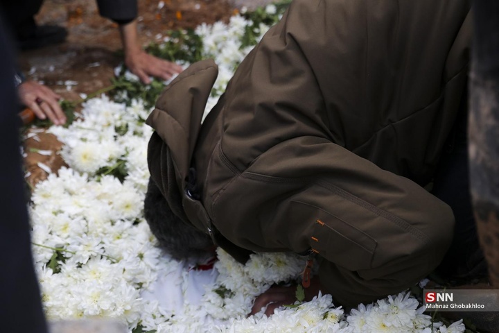 تشییع و خاکسپاری فرمانده یگان ویژه فاتحین در بهشت زهرا (سلام‌الله علیها)