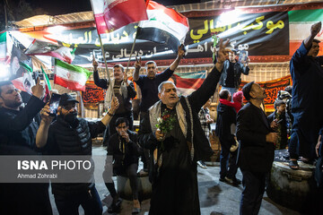 حمایت موکب‌های غیر ایرانی در تجمعات شبانه قم