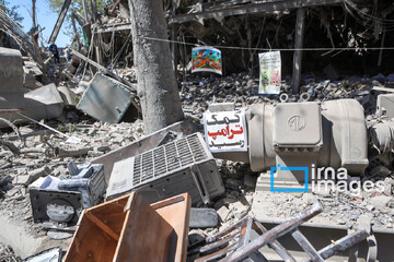 آثار حملات هوایی به دانشگاه صنعتی شریف