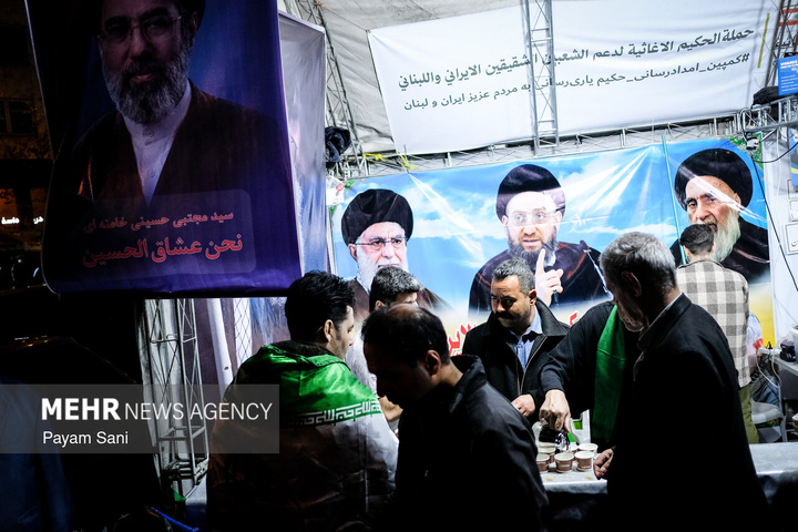 موکب‌داران اربعین مهمان تجمعات مردمی تهران