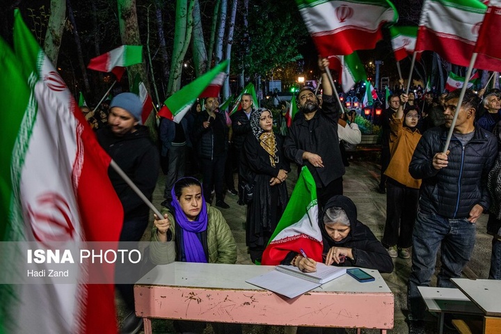 تجمع اهالی هنر در محکومیت تجاوز آمریکا و اسراییل به ایران و به یاد شهدای مدرسه میناب