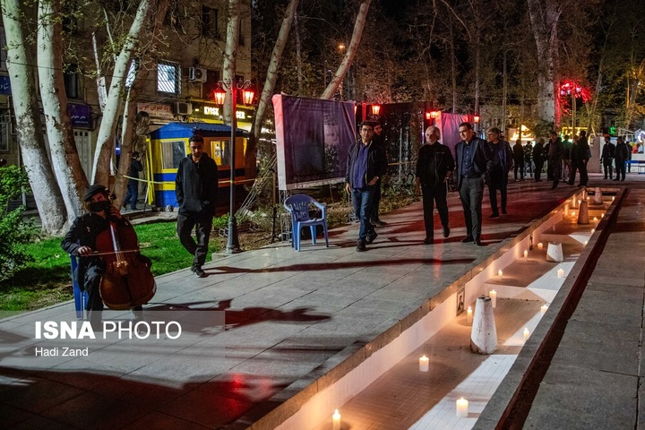 تجمع اهالی هنر در محکومیت تجاوز آمریکا و اسراییل به ایران و به یاد شهدای مدرسه میناب