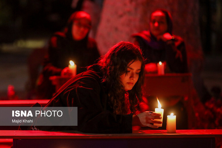 تجمع اهالی هنر در محکومیت تجاوز آمریکا و اسراییل به ایران و به یاد شهدای مدرسه میناب