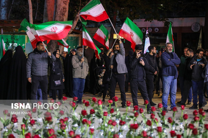 تجمع اهالی هنر در محکومیت تجاوز آمریکا و اسراییل به ایران و به یاد شهدای مدرسه میناب