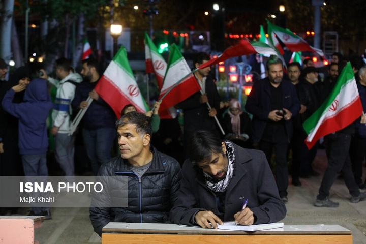 تجمع اهالی هنر در محکومیت تجاوز آمریکا و اسراییل به ایران و به یاد شهدای مدرسه میناب