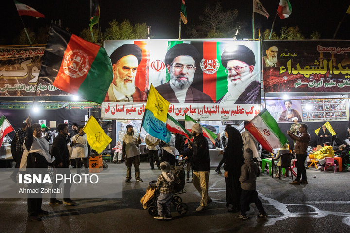 حمایت موکب‌های غیر ایرانی در تجمعات شبانه قم