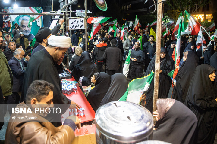 حمایت موکب‌های غیر ایرانی در تجمعات شبانه قم