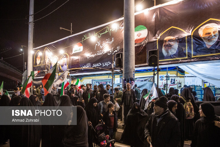 حمایت موکب‌های غیر ایرانی در تجمعات شبانه قم