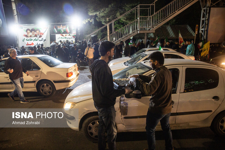 حمایت موکب‌های غیر ایرانی در تجمعات شبانه قم