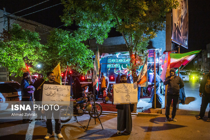 حمایت موکب‌های غیر ایرانی در تجمعات شبانه قم