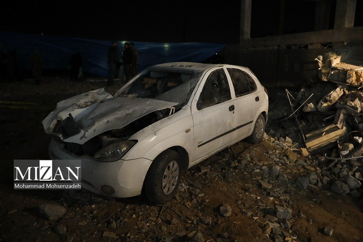 آثار تجاوز هوایی به منطقه مسکونی بلوار هنرستان قم