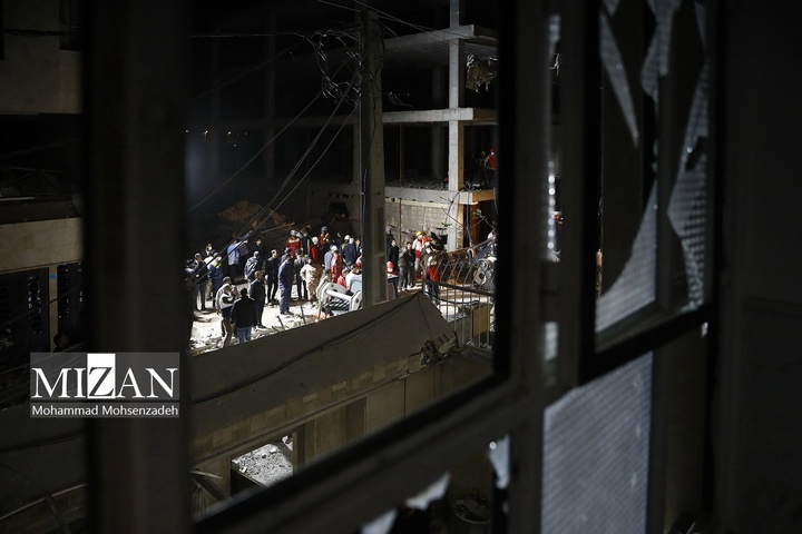 آثار تجاوز هوایی به منطقه مسکونی بلوار هنرستان قم