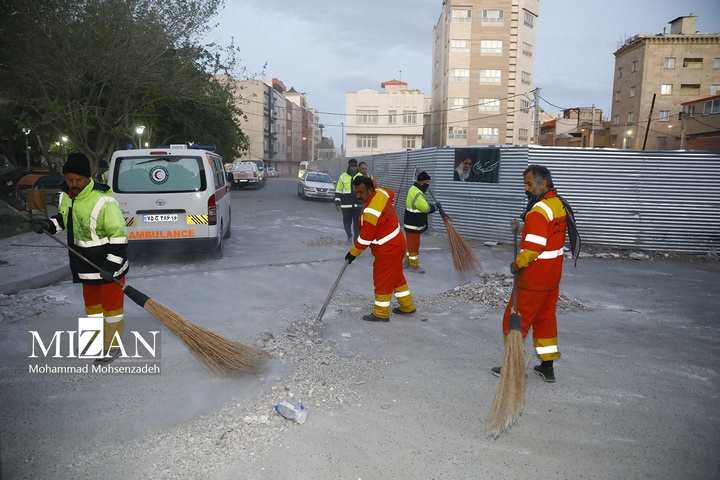 آثار تجاوز هوایی به منطقه مسکونی بلوار هنرستان قم