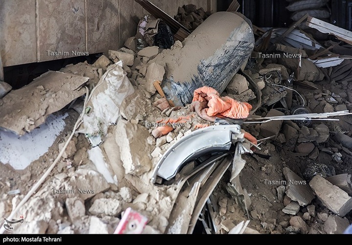 تصاویر اختصاصی تسنیم از برخورد موشک تاماهاوک به بازار تهران