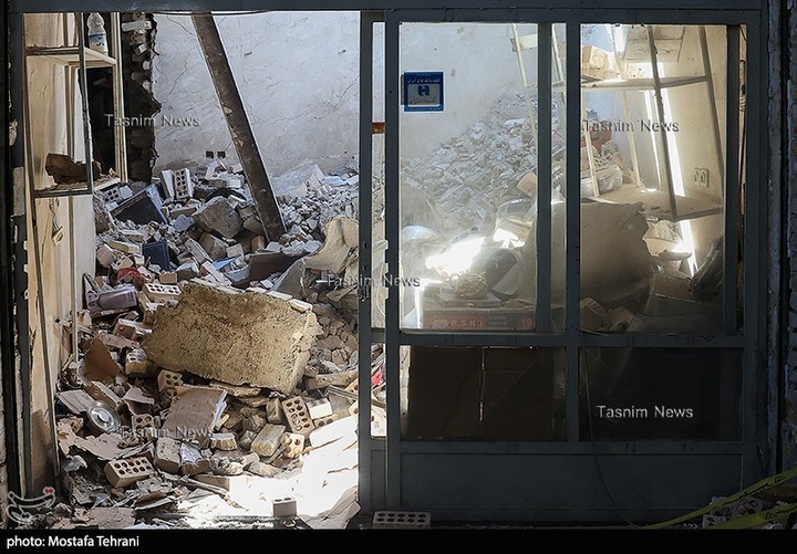 تصاویر اختصاصی تسنیم از برخورد موشک تاماهاوک به بازار تهران