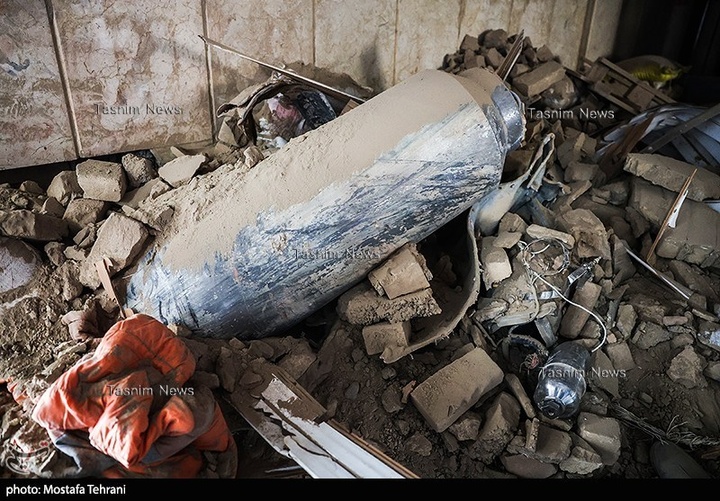 تصاویر اختصاصی تسنیم از برخورد موشک تاماهاوک به بازار تهران