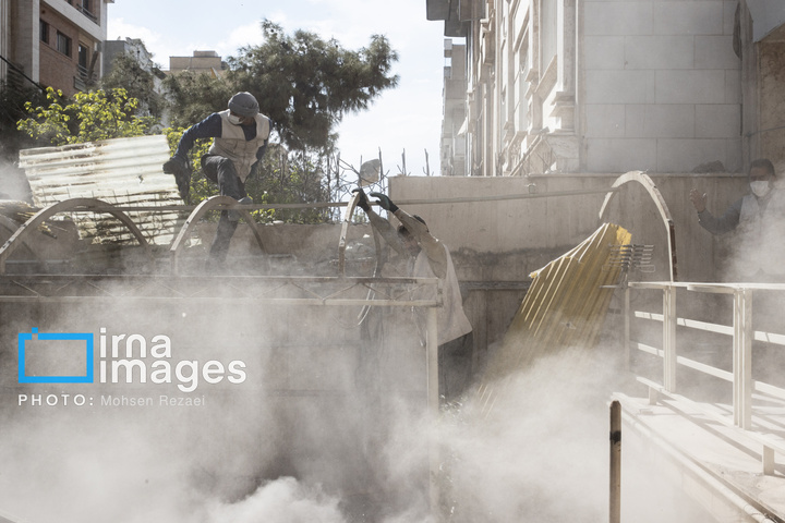 حمله هوایی به مناطق مسکونی تهران