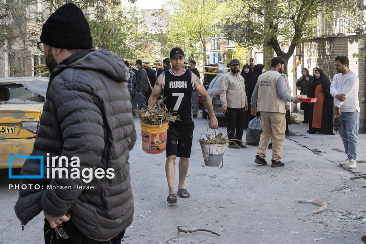 حمله هوایی به مناطق مسکونی تهران
