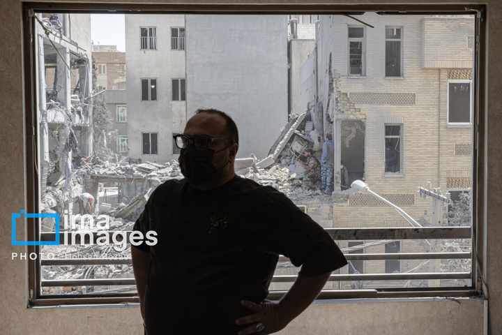 حمله هوایی به مناطق مسکونی تهران