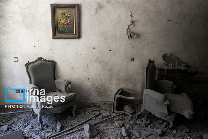 حمله هوایی به مناطق مسکونی تهران