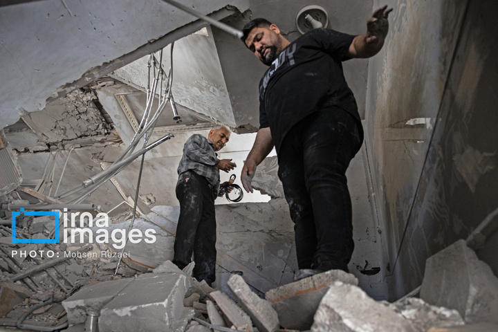 حمله هوایی به مناطق مسکونی تهران