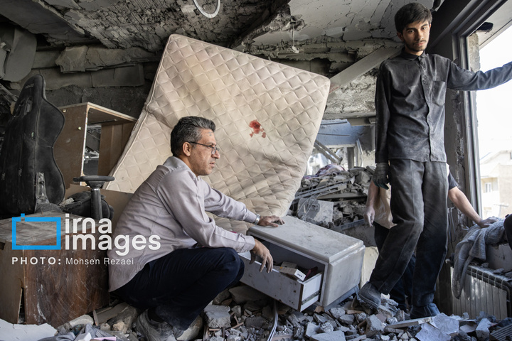 حمله هوایی به مناطق مسکونی تهران