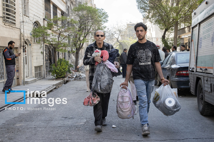 حمله هوایی به مناطق مسکونی تهران