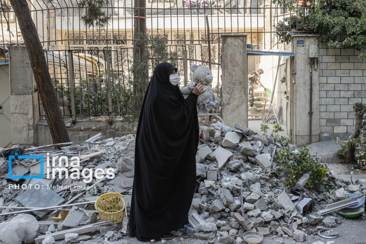 حمله هوایی به مناطق مسکونی تهران