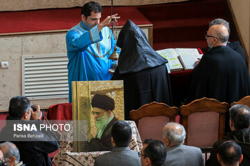 مراسم چهلم رهبر شهید در کلیسای سرکیس مقدس تهران