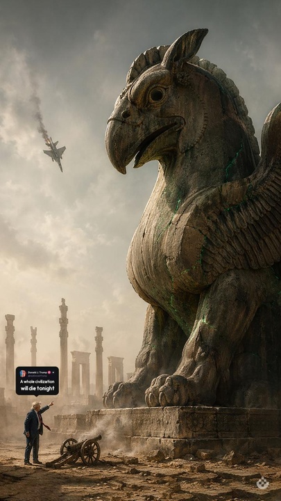 پسربچه دیوانه گفته تمدن ایران رو نابود میکنم! بیا؛ ما منتظریم!