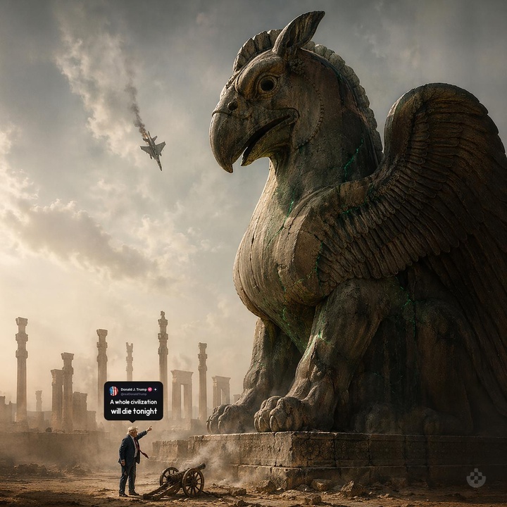 پسربچه دیوانه گفته تمدن ایران رو نابود میکنم! بیا؛ ما منتظریم!