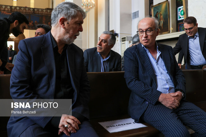 مراسم چهلم رهبر شهید در کلیسای سرکیس مقدس تهران