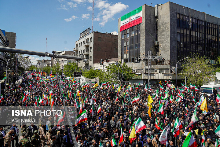 مراسم اربعین رهبر شهید انقلاب در تهران