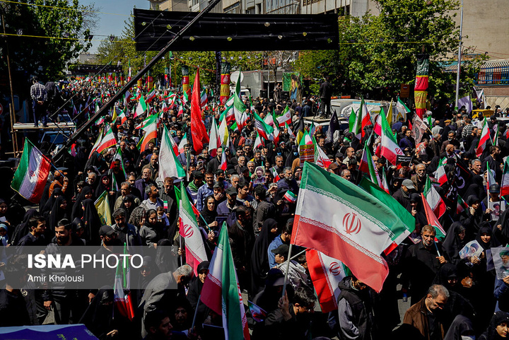 مراسم اربعین رهبر شهید انقلاب در تهران