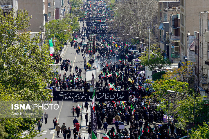مراسم اربعین رهبر شهید انقلاب در تهران