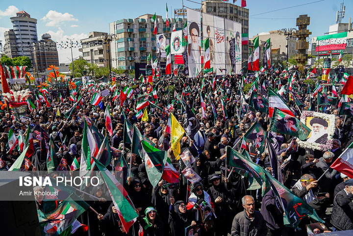 مراسم اربعین رهبر شهید انقلاب در تهران