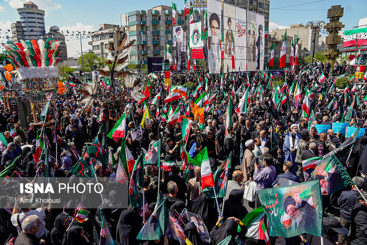 مراسم اربعین رهبر شهید انقلاب در تهران