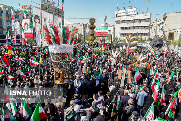 مراسم اربعین رهبر شهید انقلاب در تهران