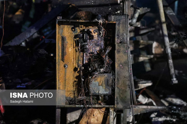 آتش‌سوزی بازار گل فتح‌آباد - مشهد