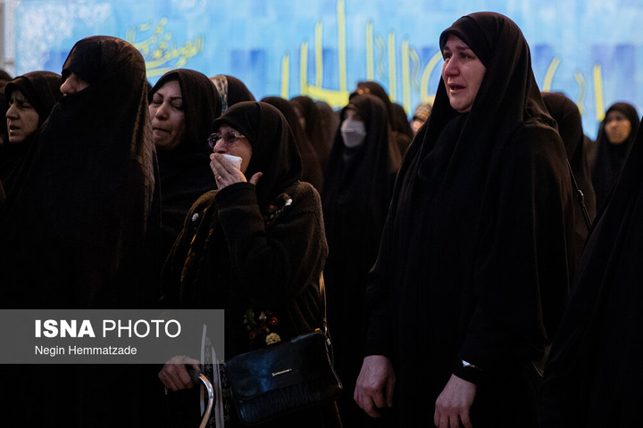 مراسم خاکسپاری پیکر شهید کمال خرازی