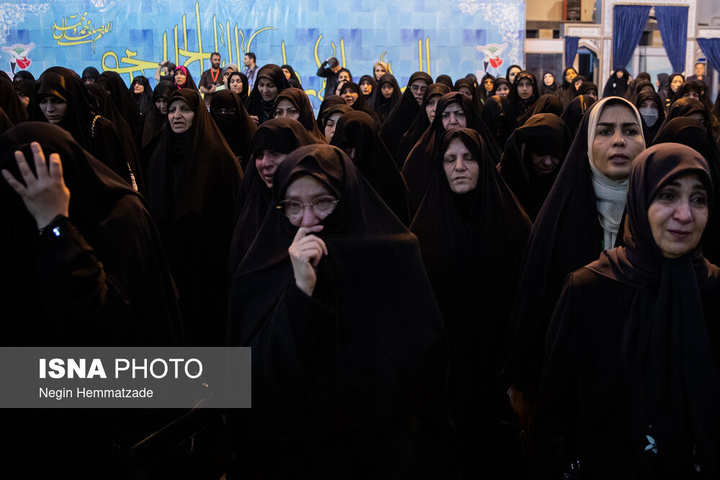 مراسم خاکسپاری پیکر شهید کمال خرازی