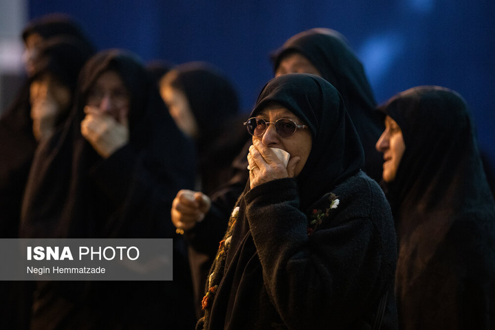 مراسم خاکسپاری پیکر شهید کمال خرازی