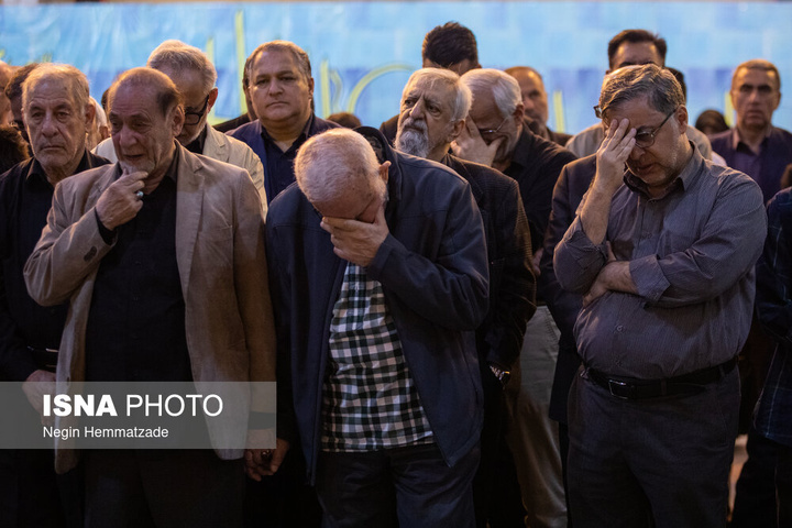 مراسم خاکسپاری پیکر شهید کمال خرازی