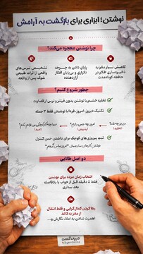 نوشتن ابزاری، برای بازگشت آرامش