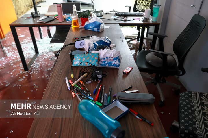 تخریب بخشی از کارخانه‌ها در جنگ رمضان