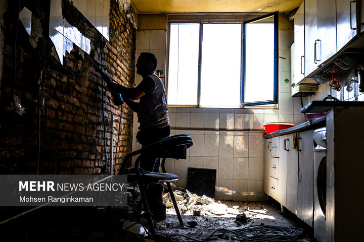 گروه‌های جهادی، پای کار بازسازی مناطق آسیب دیده در جنگ