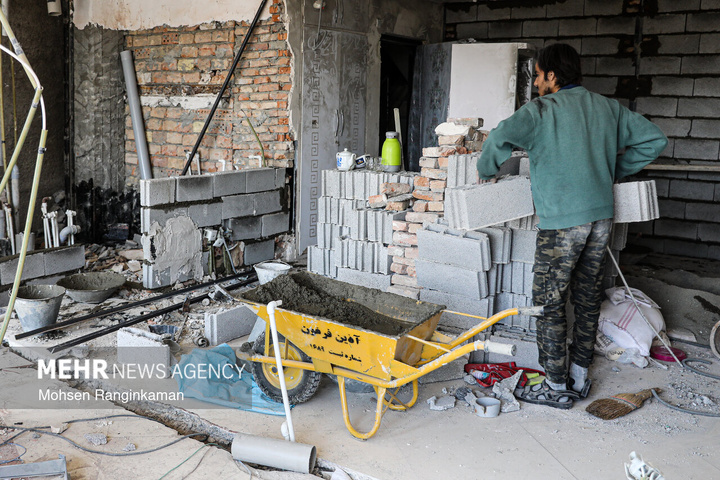 گروه‌های جهادی، پای کار بازسازی مناطق آسیب دیده در جنگ