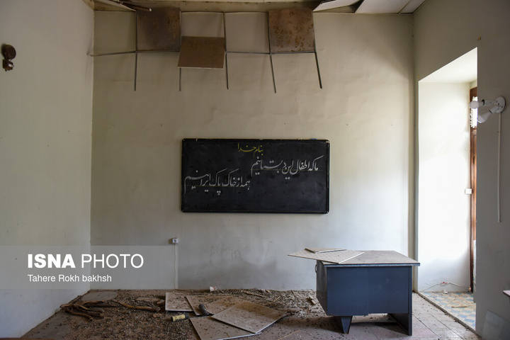 خسارات ناشی از تجاوز آمریکا و رژیم صهیونی به موزه آموزش و پرورش شیراز